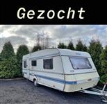 Wij zoeken Caravans van 3.50 mtr. t/m 5.00 mtr. 