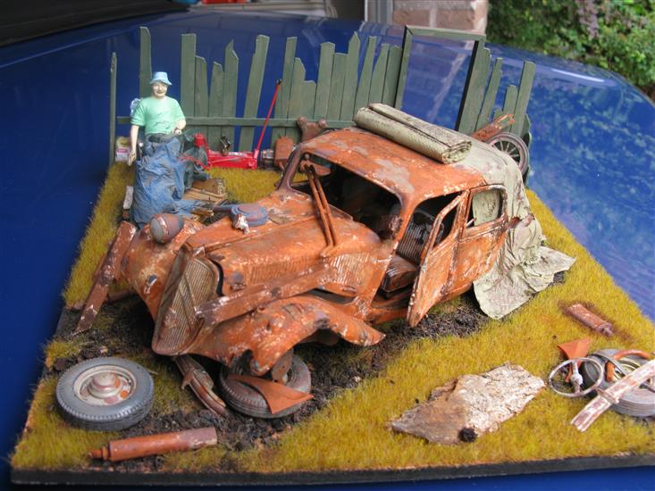 Grote foto diorama citroen diversen overige diversen