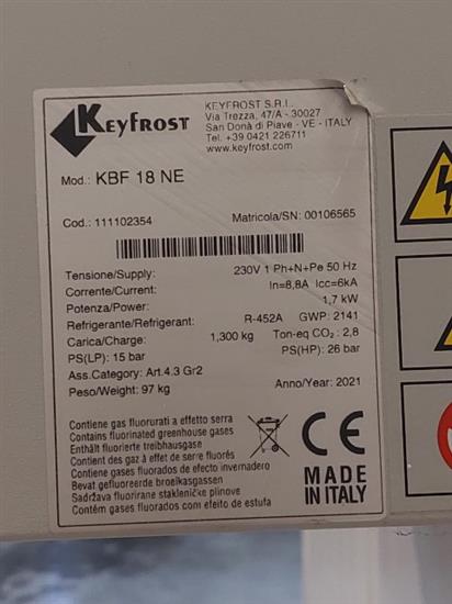 Grote foto insteekunit keyfrost voor koelcel witgoed en apparatuur algemeen