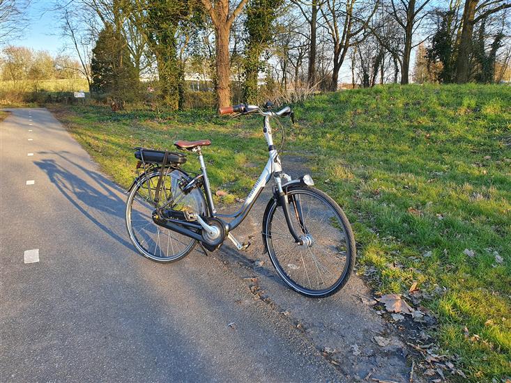 Grote foto gazelle orange comfort e bike met middenmotor fietsen en brommers elektrische fietsen