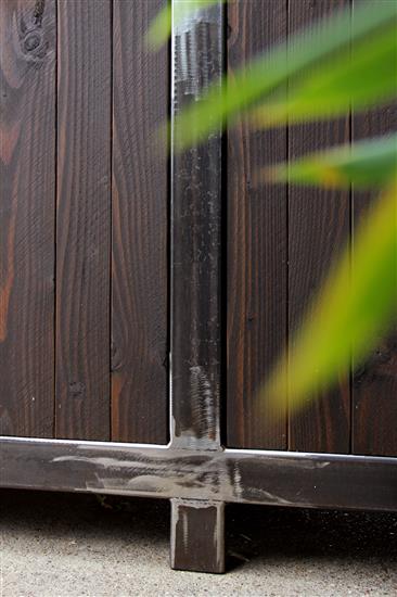 Grote foto buitenkeuken bar werkbank op maat staal hout diversen overige