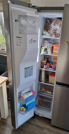 Grote foto amerikaanse koelkast moet weg vanwege verbouwing witgoed en apparatuur koelkasten en ijskasten
