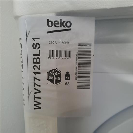 Grote foto wasmachine beko wtv7712bls1 witgoed en apparatuur wasmachines