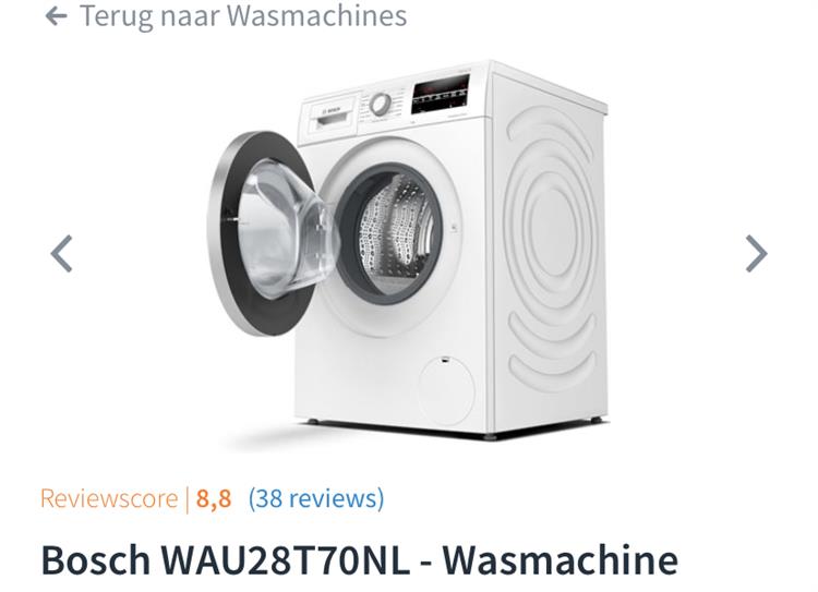 Grote foto bosch wasmachine serie 6 witgoed en apparatuur wasmachines