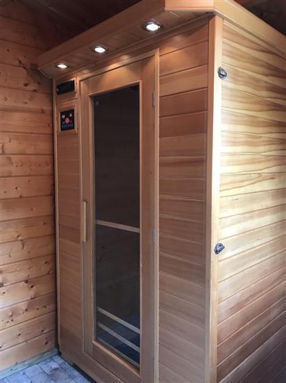 Grote foto infrarood sauna beauty en gezondheid sauna