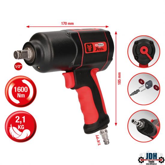 Grote foto 1 2 the devil slagmoersleutel 1600 nm ks 1200 auto diversen gereedschap