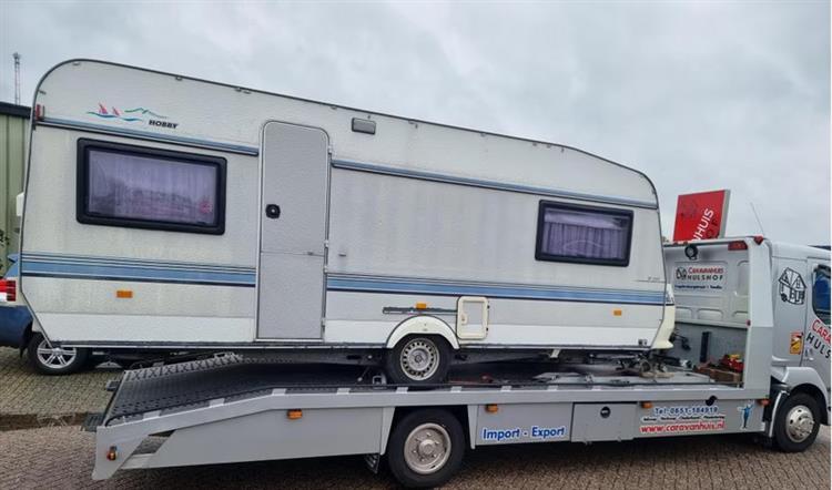 Grote foto hobby de luxe 5.60 mtr.kent.afg. 98 aanbieding caravans en kamperen caravans