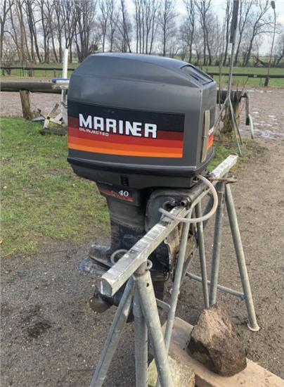 Grote foto mariner mercury 40 pk buitenboordmotor watersport en boten buiten en binnenboordmotoren