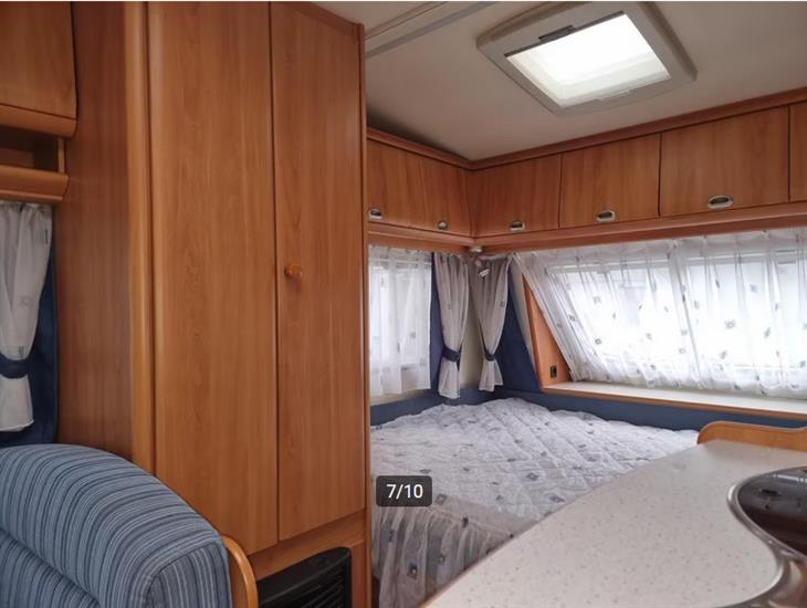 Grote foto hobby luxe 4.00 sf bj 2004 vast bed 1e eigen. caravans en kamperen caravans