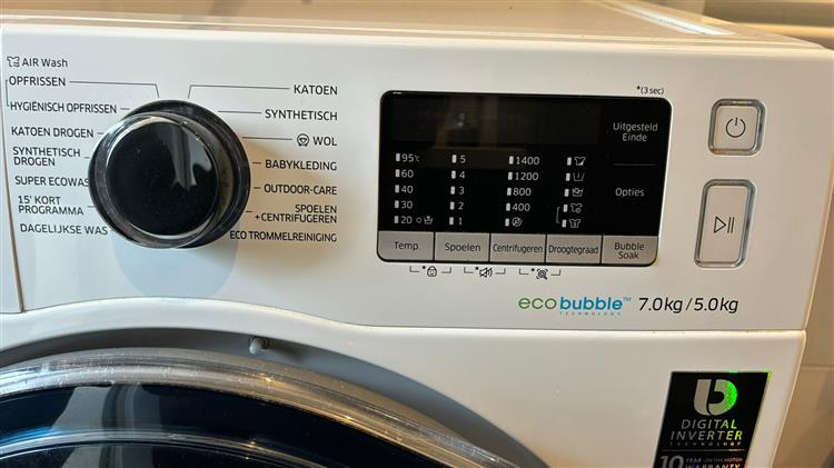 Grote foto samsung eco bubble witgoed en apparatuur wasmachines