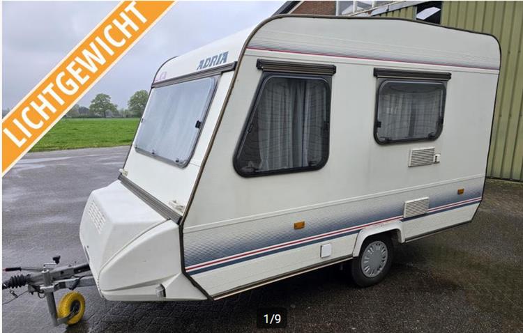 Grote foto adria optima 400 d bj 1990 1e eig. banden 2023 caravans en kamperen caravans